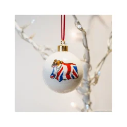 Online British Bulldog Bauble Decorations|Baubles