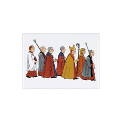 New Cathedral Procession Fridge Magnet Fridge Magnets