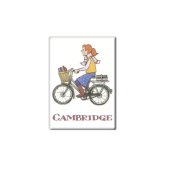 Sale Cycling Student Girl, Cambridge Fridge Magnet Fridge Magnets