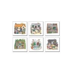 Online Garden Coasters Set of 6 Coasters