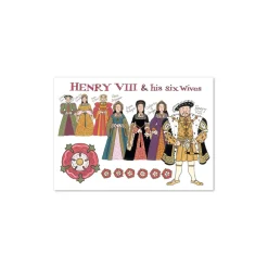 Online Henry VIII and his Wives Post Card Postcards