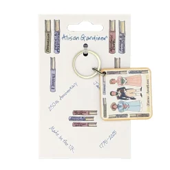 Best Jane Austen Wooden Keyring Keyrings