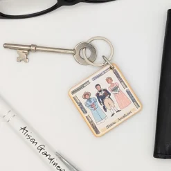 Best Jane Austen Wooden Keyring Keyrings