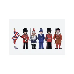 Outlet London Figures Tea Towel Tea Towels
