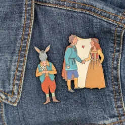 Online Romeo and Juliet Single Pin Badge Pin Badges And Earrings