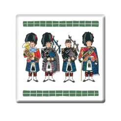 Outlet Scottish Pipers Coaster Coasters