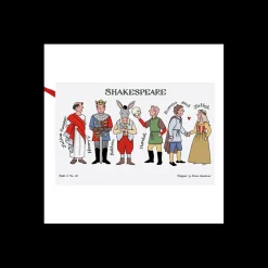 Clearance Shakespeare Characters Tea Towel Tea Towels