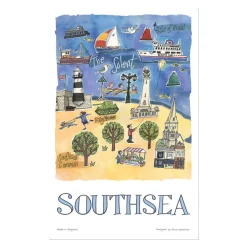 Outlet Southsea Tea Towel Tea Towels