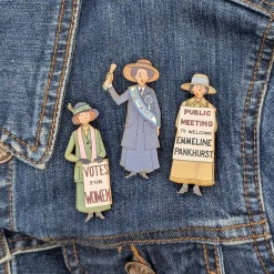 Outlet Suffragette UK Single Pin Badge Pin Badges And Earrings
