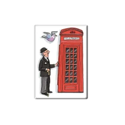 Telephone Box Fridge Magnet Fridge Magnets