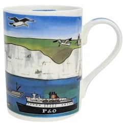Hot White Cliffs of Dover Mug Mugs