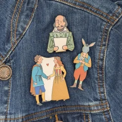 Best William Shakespeare Single Pin Badge Pin Badges And Earrings