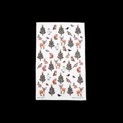 Clearance Winter Wildlife Tea Towel Christmas Homeware|Tea Towels